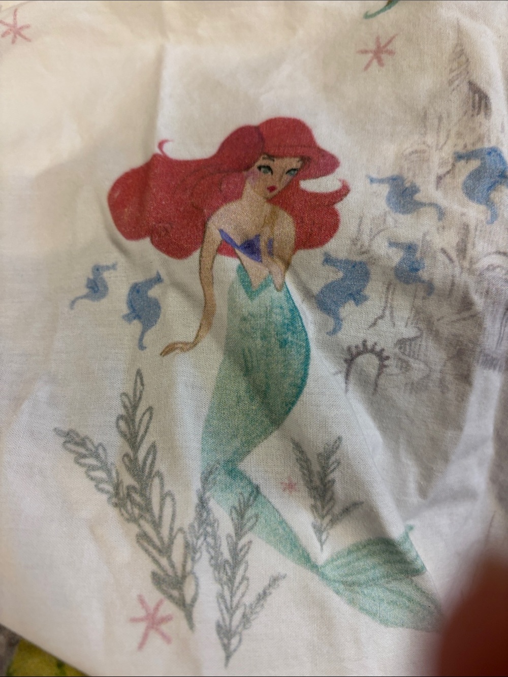 Pottery Barn Kids Disney Princesses twin fitted sheet and one pillowcase - Picture 4 of 7